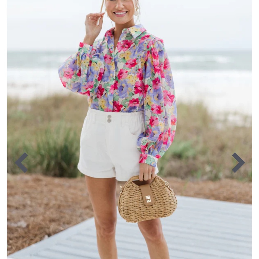 PINCH FLORAL TOP SIZE LARGE